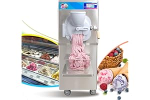 Kolice CE Certificate Commercial Hard ice Cream Machine Gelato ice Cream Making Machine, Batch Freezer -Extra Strong Door, 14L Cylinder