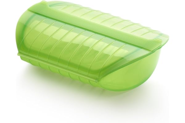 Lékué Coffret Vapeur, Vert, 3-4 pers. (1400 ml)