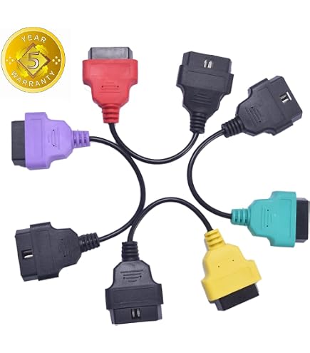 ECUSCAN Multiecu Adattatore OBD2 Per Diagnosi Auto FIAT CAN - Cavo Scanner 4 Pezzi