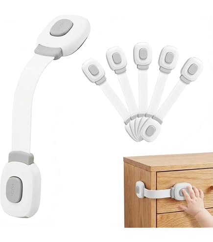 Blocca Maniglia Porta BEARTOP – Sicurezza Bambini Senza Trapano – Molla Robusta E Nastro 3M Super Forte – Garanzia 3 Anni – Antiapertura Per Porte E Finestre