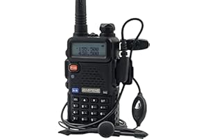 TECHTIME Walkie-talkie Radio Vhf Uhf UV-5R Ricetrasmittenti Professionali Radio Trasmittenti Portatili