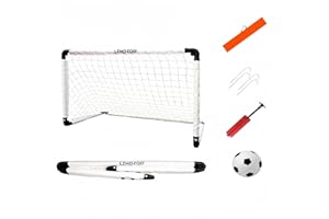 LZHDZQD Football Goal, Mini Portable Foldable Goals, Small Goal Posts for Toddlers, Kids Football Goals for the Garden + Indoor + Outdoor, Children Toy for Halloween + Christmas + Birthday Gifts