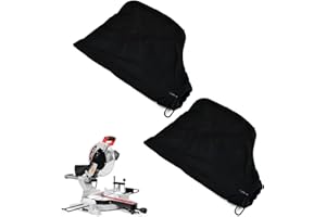 ULEMONDEE Mitre Saw Dust Bag,Durable Anti-Dust Cover Bag with Zipper for 255 Model Miter Saw (2 PCS)