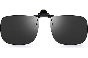 JM Polarizadas Clip en Gafas de Sol Sin Marco Flip up Lente Para Gafas Graduadas