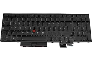 ‎IPC-COMPUTER IPC-Computer Lenovo ThinkPad P15 Gen 1 (20ST/20SU) Original Keyboard German Black with Backlight and Mouse Stick