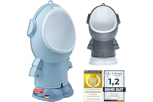 all Kids United® Urinoir pour enfants ; urinoir d'entraînement pour bébés ; toilettes pour s'entraîner - toilettes d'apprentissage pour garçons (Urinoir-Turquoise)