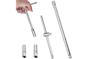 GVPOELR Chiavi A T Per Candele, Chiave Flessibile Universale della Candela, Per Candele Magnetiche Rotanti da 14 mm/16 mm, chiave per candele, con Strumento di Installazione, Per Professionale Auto e Moto