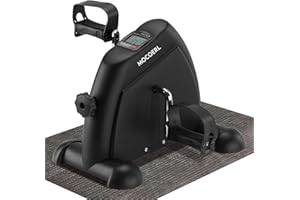 MOCOERL Mini-Fahrrad, Mini-Heimtrainer, Beinmaschine, digital, unter dem Schreibtisch, Fahrrad, Arm und Bein, Pedalgerät mit LCD-Display