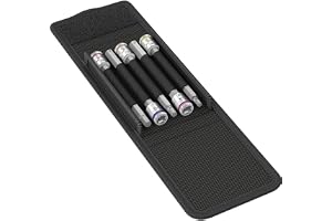 Wera 05003345001 8740 A HF 1 1/4 Inch Drive, Zyklop Bitnuss Set with Holding Function for Hexagon Socket Screws (5 Pieces) (5