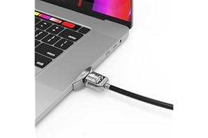 COMPULOCKS Maclocks Ledge MacBook Pro 16" Schlossadapter mit verschlüsseltem Kabelschloss, MBPR16LDG01KL-2