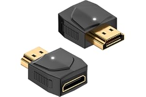 Duttek Przejściówka HDMI 8K na Mini HDMI, HDMI 2.1 męski na mini HDMI żeński, 48 Gb/s Mini HDMI na HDMI, obsługa dynamicznego HDR dla 8K przy 60 Hz do telewizorów HD, PS5, laptopów, monitorów,