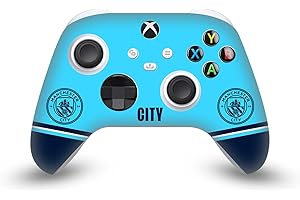 Head Case Designs Officially Licensed Manchester City Man City FC Badge Ship Logo Art Vinyl Sticker Gaming Skin Decal Cover Compatible With Xbox Series X/S Controller