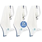 Foyer Nuage Microfiber Cleaning Cloths, 30 x 30 cm, Lint Free, Polishing Cloths for Glasses, Glassware, Glasses and Glasses (