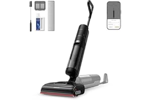 DREAME H15 Pro Aspirador en seco y Húmedo con Brazo Robótico GapFree AI DescendReach, Cobertura de Triple Borde, 21.000 Pa, Lavado de Cepillo a 100 °C, Secado a 90 °C en 5 min, Alcance Plano de 180°