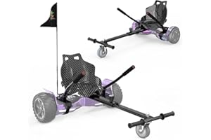 ‎RCB RCB Hoverboard Sitz, Go-Kart Zubehör für Hoverboards, Hoverboard mit Sitz passend für Aller 6.5"-10" Zwei Runden Self Balancing Scooter, Hoverkart für Erwachsene und Kinder