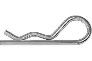 ‎HEAVYTOOL HEAVYTOOL Federstecker 2mm x 57mm einfach (10 Stück) Federvorstecker Federsplinte Federsplint Federstift