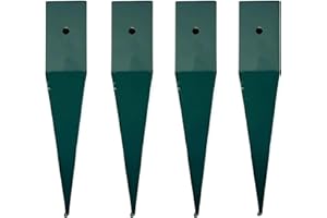DIVCHI Arch Holder Garden Trellis Plant Support Ground Spikes Heavy Duty Fence Post Spikes for Secure Fixing of Arches & Trellis Supports (Pack Of 4)