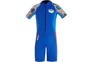 ANVIGO Combinaisons de Plongée Shorty Néoprène Thermique Plongée Maillot de Bain, 2,5mm Néoprène Combinaisons Humides Une Piece pour Surf Natation Plongée Jet Ski