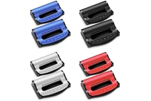 ZKSXOA 8 pcs Sicherheitsgurt Versteller,Auto Klemmen Autositz Gurtversteller,Gurtclip Seat Belt Clips zum Entspannen Gurt Stopper Clip für Autositz Sicherheitsgurt