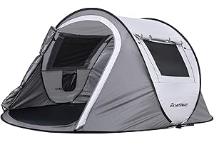 EchoSmile Tenda da Campeggio Istantanea Pop up per 2 Persone,Tenda Familiare per Campeggio,Tenda Automatica Portatile,Tenda a Cupola Resistente all'acqua,Facile da Montare e Antivento