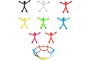 SYYLQYR 8 Magnetic Men Fidget Toys Kids, Mini Colorful Magnetic Men, Educational Matchstick Toy Set for Fun and Focus, Perfect for School and Home Play - Hours of Entertainment