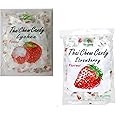 Haoliyuan Thai Chew Strawberry Candy and Thai Chew Lychee Flavored Candy(2 * 350 grams)