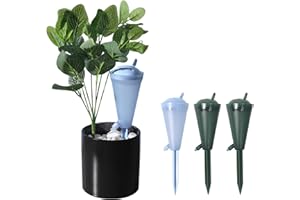 Seahelms Bewässerungskugeln 4er Set Kunststoff Bewässerungskugel 200ml Blumenbewässerung Wasserspender Dosierte Bewässerung für Pflanzen