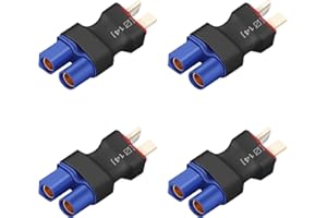 YOWOO POWER YOWOO 4 PCS Adattatore a Spina Maschio Stile Deans -> EC3 Spina connettore Femmina per Batteria Lipo