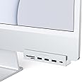 SATECHI Hub a Pinza USB-C - Porta Dati USB-C, Dati USB-A 3.0, Lettore Schede Micro/SD Compatibile con Apple Studio Display e 
