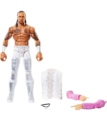 Mattel WWE Elite Collection #108 Bronson Reed – Actionfigur 15,2 Cm, Mit 25 Gelenken, Austauschbaren Händen & Zubehör – TrueFX-Gesicht – Sammlerstück