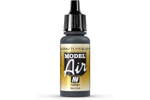 Vallejo Model Air Flacon de peinture acrylique 17 ml Blue Grey Ral7016