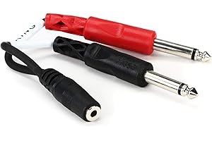 Hosa YMP-434 Câble Y TRSF vers TS Noir