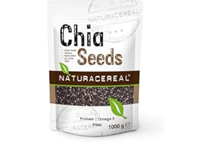 ‎NATURACEREAL NATURACEREAL Premium Chia Samen, in Deutschland geprüfte Qualität (1 x 1 kg)