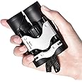 High Power Small Binoculars Compact 8x21 Lightweight Binoculars for Concert Theater Opera, Mini Pocket Binoculars Hiking Bird Watching for Adults and Kids Outdoor, Hunting, Travel (8x21 Black)