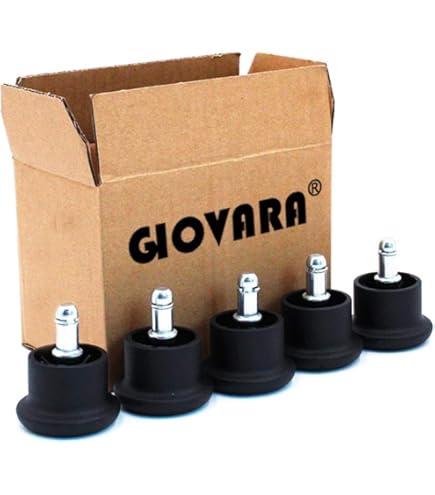 MroMax Lot De 4 Roulettes Fixes En PVC De 7,5 Cm De Diamètre