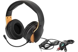 Panthek Cuffie Gaming TK300 Headset - cuffie multipiattaforma, compatibili PS4, Xbox One, XBox serie X/S, Switch, microfono direzionale regolabile, connettore mini jack 3,5