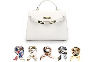 MOTHGEL Women's Top Handle Handbags 9 * 2.5 * 5.5in Crossbody Satchel Bags Trendy Shoulder Bag Mini Crocodile Purses Clutch, White-1