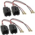 sound-way 4X Adaptadores Cables connectores de Altavoces para Coche Compatible con Peugeot, Fiat, Citroen, Vauxhall