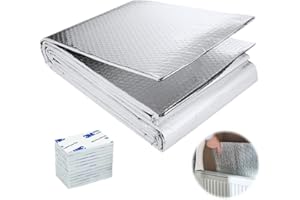 PLLYPE Heizkörper Reflexionsfolie, Lsolierung Hinter Heizkörper, Reflektor Wärme Reflektierende 5M x 0,6m x 3.5mm, Isolierfolie Dämmfolie Reflexionsfolie, Reflexionsfolie Heizung für Dach Fenster