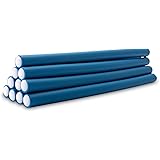 ECENCE Set di 10 bigodini flessibili Arricciacapelli Bigodini flessibili per messa in piega Ø 14 mm x 240 mm (diametro x lung