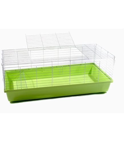 Produktbild von Kaninchenkäfig - Meerschweinchenkäfig - Nagerkäfig | Robby 100 Und Robby 120 100cm Oder 120cm Qualitaet Aus Europa (100cm) 86312855