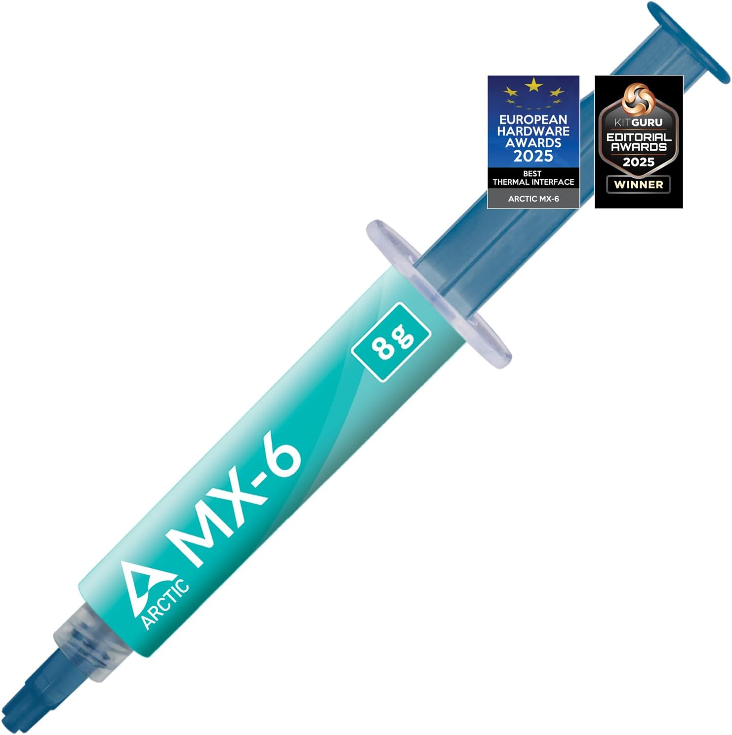ARCTIC MX-6 (8 g) - Ultimate Performance Thermal Paste for CPU, consoles, graphics cards, laptops, very high thermal conductivity, long durability, non-conductive, non-capacitive