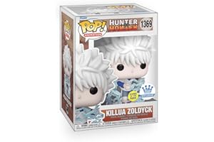 Epic Collectibles Pop Anime : Hunter X Hunter (HxH) – Killua Zoldyck Godspeed Glows-in-The-Dark Édition limitée Figurine exclusive en vinyle avec protecteur de boîte Funko compatible