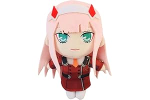 ZHONGKAIHUA Darling in The FRANXX Zero Two Pluszowa lalka, Anime 02 Plush Cute Girls 20 cm Plushie Pluszowe dekoracje do domu