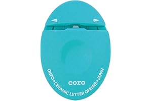 CORO - Ouvre-lettres Ohto en céramique, blanc CLO-700C-BL, bleu