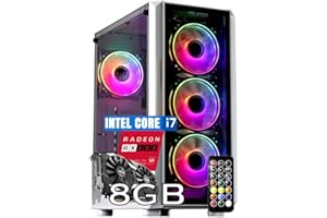 Betazon PC Fisso Gaming Desktop NUOVO • Cpu intel core i7-8700k • 32GB RAM DDR4 • 1TB SSD • Windows 11 Pro • WiFi • RX 580 8GB • Pronto All'Uso