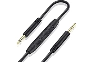 CALLEZ Cavo Audio Ricambio per Cuffie Beats Cavo Aux Jack da 3,5 mm Compatibile con Beats Solo2 Solo3 Studio3 Wireless HD Pro by Dr. Dre Sony WH-1000XM4 WH-1000XM5 con Microfono e Controllo del Volume