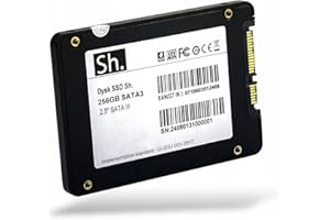 SH. SSD 256Go 2.5" SATA III – Disque Dur SSD Interne 256 Go Jusqu’à 551 Mo/s Lecture -6Gb/s- Mémoire Flash 3D NAND pour Ordinateur Portable, Ordinateur de Bureau, PC de Bureau
