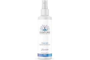Yoga Care - Yoga Mat Cleaner and Refresher Spray | Sweat Remover, Disinfectant | Relaxing Lavender Fragrance - 250ml