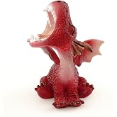 Top Collection 4530 Miniature Fairy Garden and Terrarium Mini Red Dragon Roaring Figurine